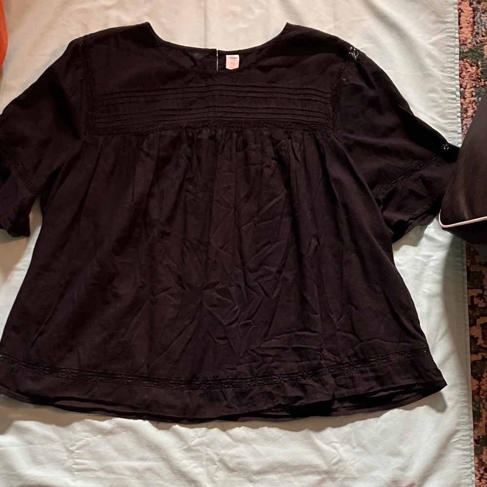 Elegant Black Women's Top